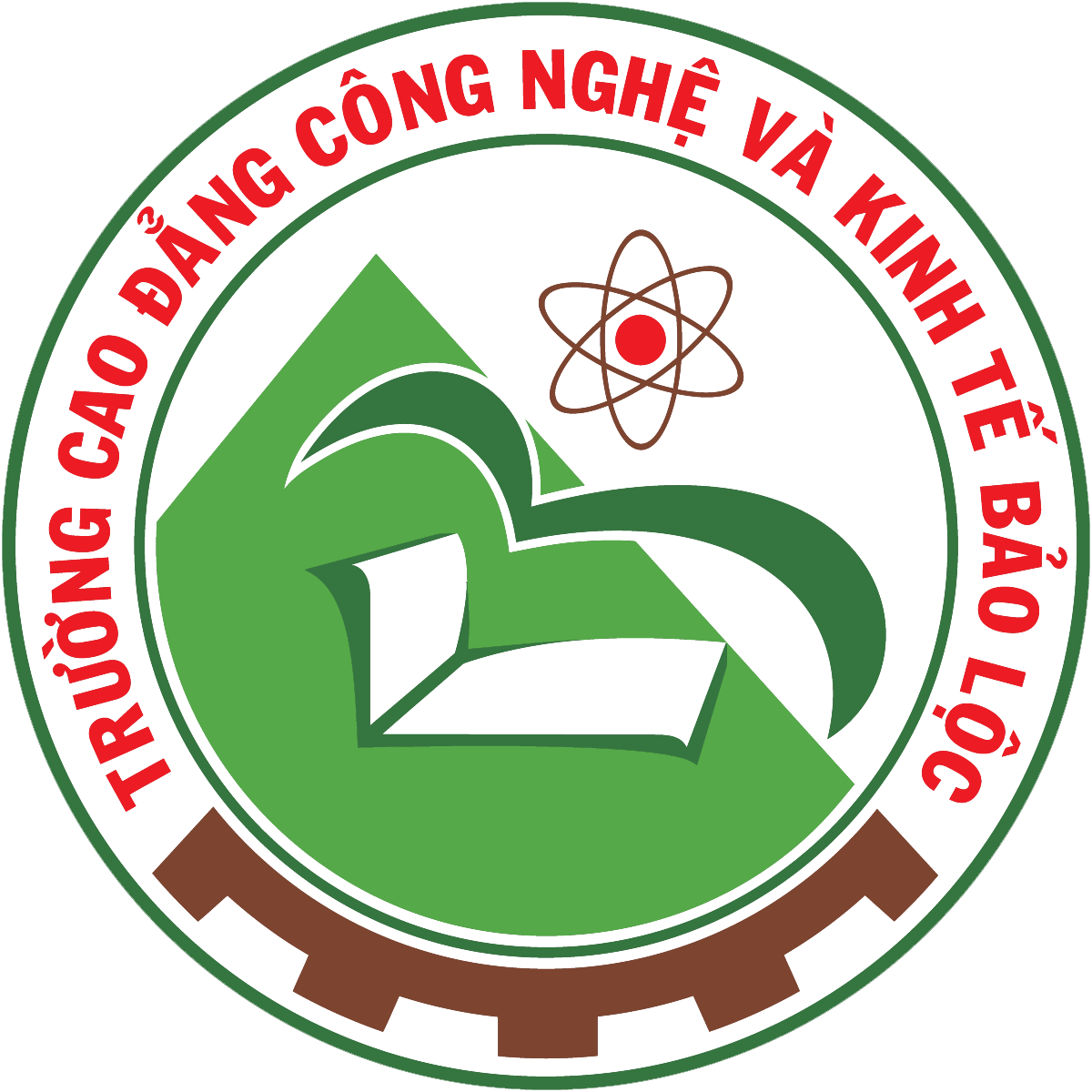 Logo Cao đẳng Công nghệ và Kinh tế Bảo Lộc